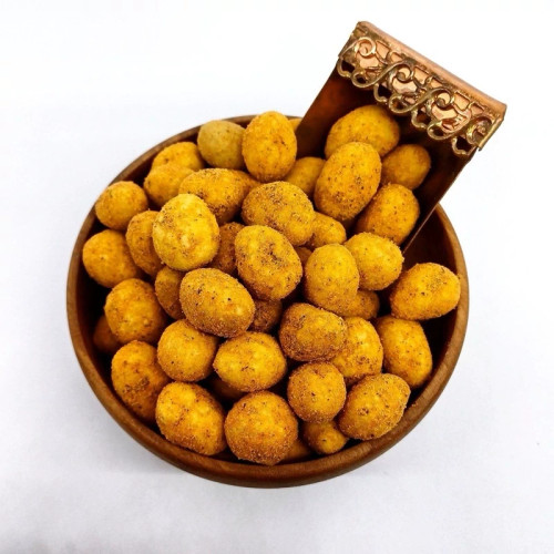 بادام زمینی روکش دار(چیزبال) طعم پیتزایی