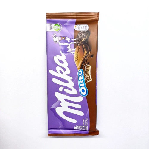 تابلت شکلاتی با مغز بیسکویت اورئوبراونی میلکا(100گرمی)