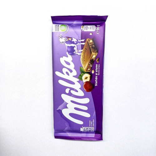 تابلت شکلات شیری با مغز کشمش و فندق میلکا(100گرمی)